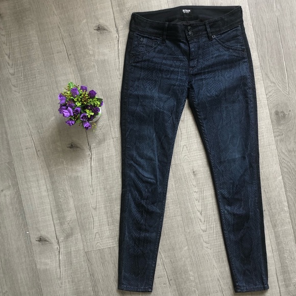 💜SOLD💜Hudson Snake Collin Skinny Jean Vice Versa - Picture 3 of 8
